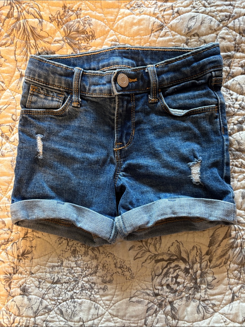 Old Navy Girls Denim Cuffed Shorts